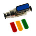 Ball Valve 1/4 in. Tube Fittings with Colored Handle - am-2023a_1 - Image-1 - migrated