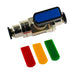 Ball Valve 1/4 in. Tube Fittings with Colored Handle - am-2023a_1 - Image-1 - migrated