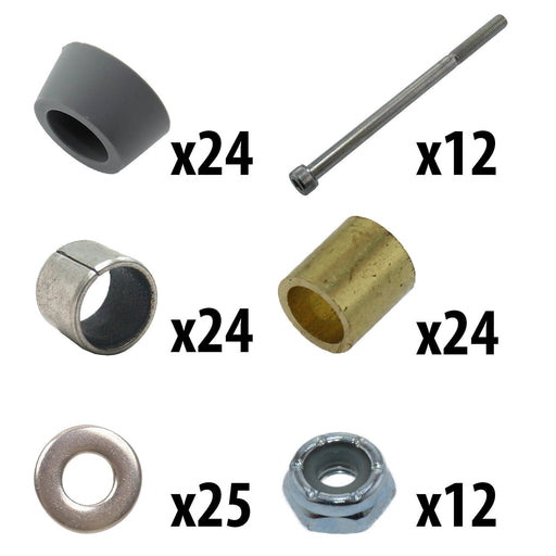 8 in. Standard Mecanum Single Wheel Outer Roller Kit - am-2151_1 - Image-1 - migrated