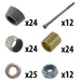 8 in. Standard Mecanum Single Wheel Outer Roller Kit - am-2151_1 - Image-1 - migrated