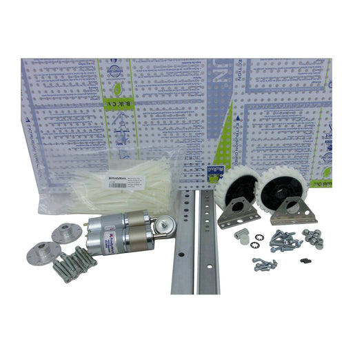 Cheap & Dirty Chassis with 4 in. HiGrip and PG27 Gearmotor - am-2551 - migrated