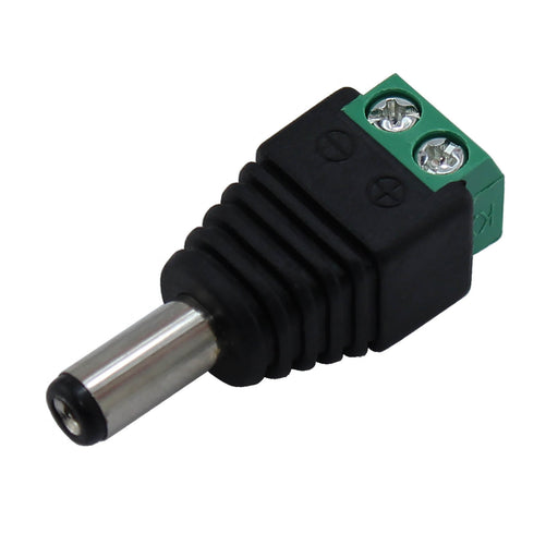 2.1 x 5.5mm DC Power Male Jack / Barrel Connector with Screw Terminals - am-2922 - migrated