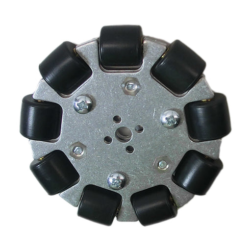 4 in. Aluminum Omni Wheel With Nub Bore - am-2948_1 - Image-1 - migrated