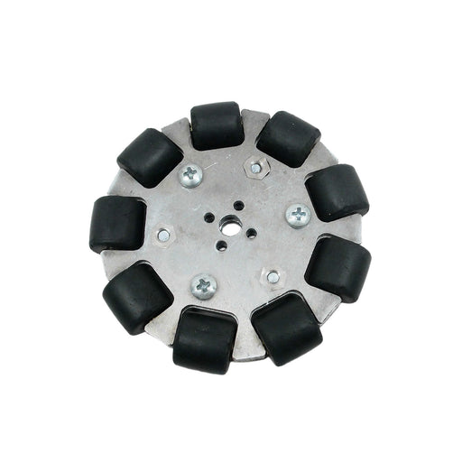 4 in. Aluminum Omni Wheel With Nub Bore - am-2948_2 - Image-2 - migrated