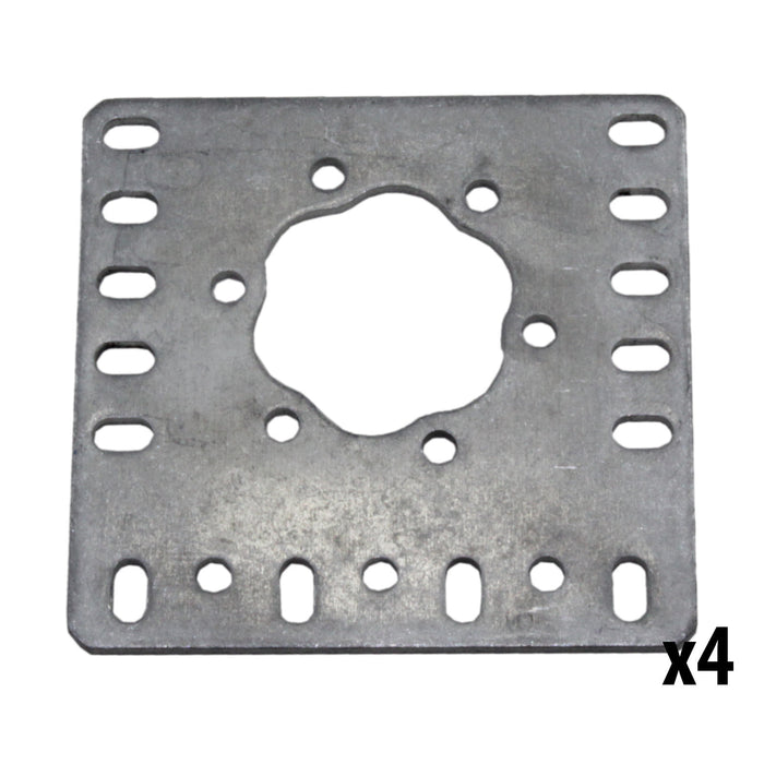 REV 15 mm Flat Motor Mount Plate 4 Pack - am-3240a - migrated