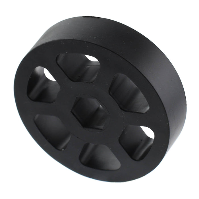 Compliant Wheels - am-3462_black - Diameter=2 inch, Durometer=60A, Bore=1/2 in Hex - migrated
