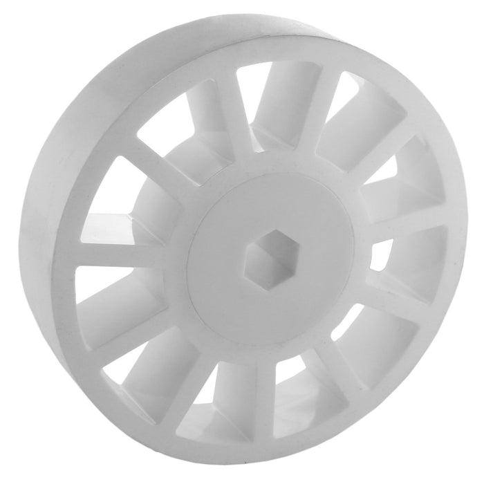 Custom Colored 35A Durometer Compliant Wheels - am-3480_35A_white - Diameter=4 in, Color=White - migrated