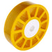 Custom Colored 35A Durometer Compliant Wheels - am-3480_35A_yellow - Diameter=4 in, Color=Yellow - migrated