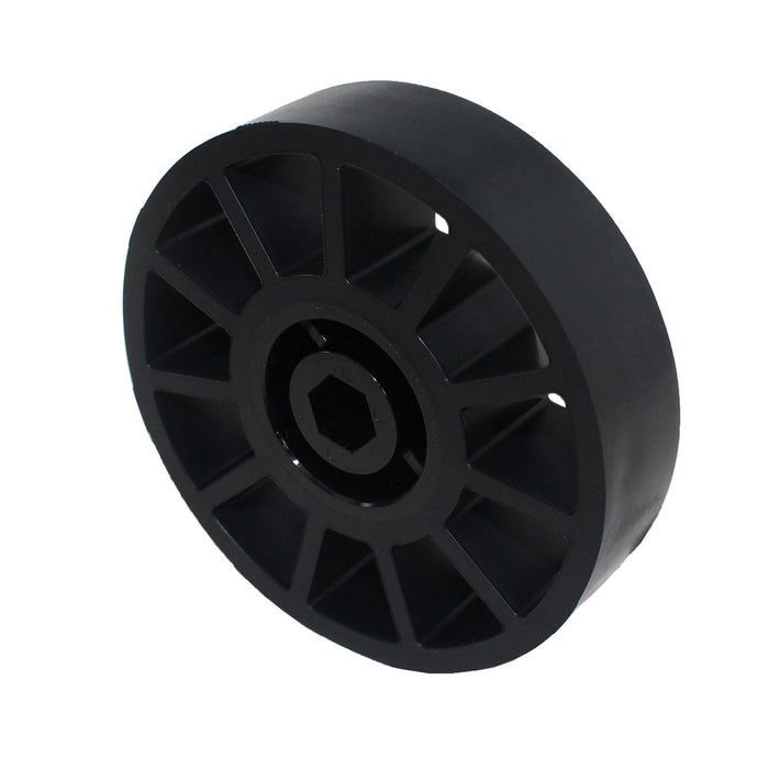 Compliant Wheels - am-3480_black - Diameter=4 inch, Durometer=60A, Bore=1/2 in Hex - migrated