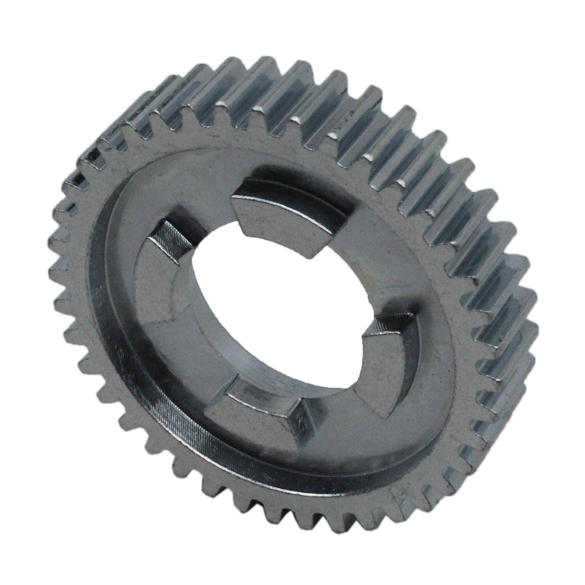 dog teeth gears 40 Tooth 20 DP 0.875 in. Round Bore Steel Dog Pattern Gear — AndyMark