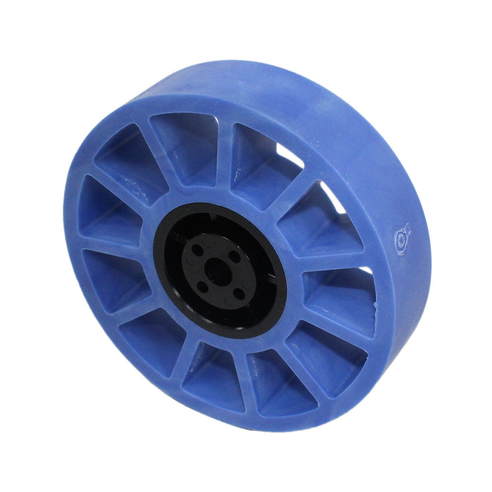 Compliant Wheels - am-3563_blue - Diameter=4 inch, Durometer=50A, Bore=Nub Bore - migrated