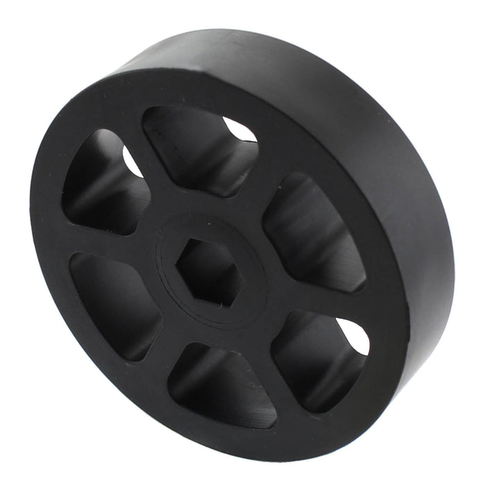 Compliant Wheels - am-3571_black - Diameter=2 inch, Durometer=60A, Bore=3/8 in Hex - migrated