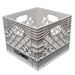 Farm Plast White 13 in. x 13 in. x 11 in. Milk Crate - am-3741 - migrated
