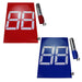 Double Digit 7-Segment Stick-On Bumper Numbers - am-3788_FullSet - Option=8 of each number set & 1 marker of each color - migrated