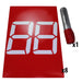 Double Digit 7-Segment Stick-On Bumper Numbers - am-3788_REDSET - Option=8 Red Numbers &1 Red Marker - migrated