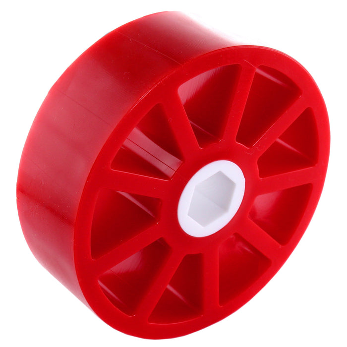 Custom Colored 35A Durometer Compliant Wheels - am-3945_35A_red - Diameter=3 in, Color=Red - migrated