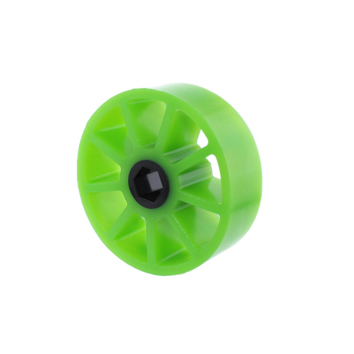 Compliant Wheels - am-3945_green - Diameter=3 inch, Durometer=35A, Bore=1/2 in Hex - migrated