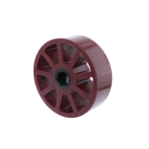 3 in. Compliant Wheel, 1/2 in. Hex Bore, 45A Durometer - am-3945_maroon - migrated