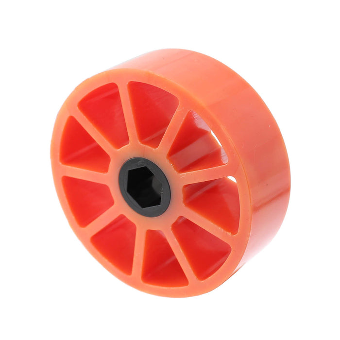 Compliant Wheels - am-3945_orange - Diameter=3 inch, Durometer=40A, Bore=1/2 in Hex - migrated