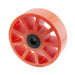Compliant Wheels - am-3946_orange - Diameter=3 inch, Durometer=40A, Bore=3/8 in Hex - migrated