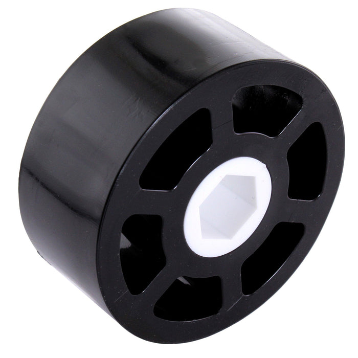 Custom Colored 35A Durometer Compliant Wheels - am-3949_35A_black - Diameter=2.25 in, Color=Black - migrated