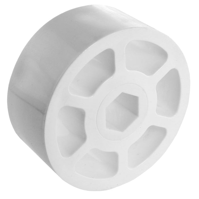 Custom Colored 35A Durometer Compliant Wheels - am-3949_35A_white - Diameter=2.25 in, Color=White - migrated