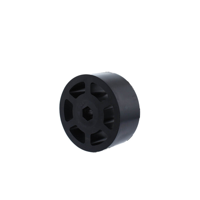 Compliant Wheels - am-3950_black - Diameter=2 1/4 inch, Durometer=60A, Bore=3/8 in Hex - migrated