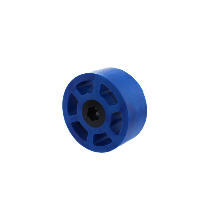 Compliant Wheels - am-3950_blue - Diameter=2 1/4 inch, Durometer=50A, Bore=3/8 in Hex - migrated