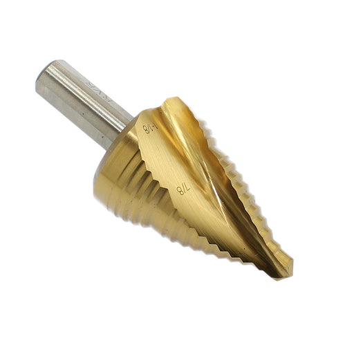 Spiral Flute Step Drill, 7/8 and 1-1/8 - am-3954 - migrated