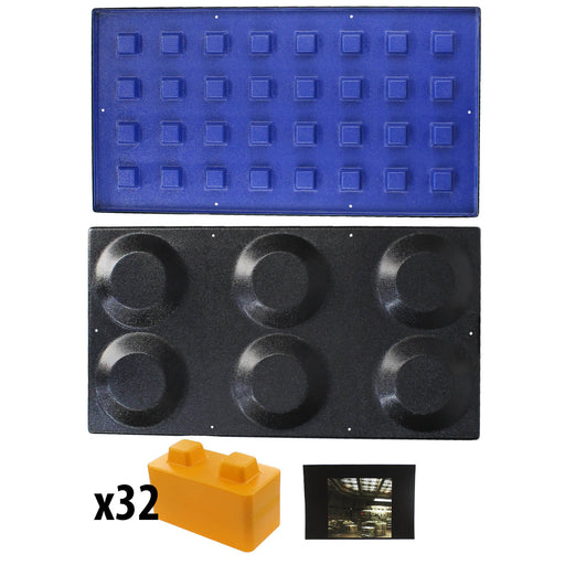 SKYSTONE Blue Foundation + 32 Stones - am-4059B - migrated