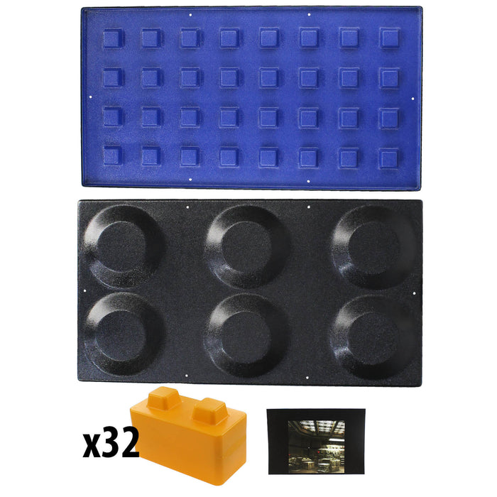 SKYSTONE Blue Foundation + 32 Stones - am-4059B - migrated