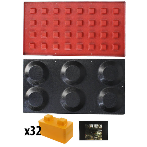 SKYSTONE Red Foundation + 32 Stones - am-4059R - migrated