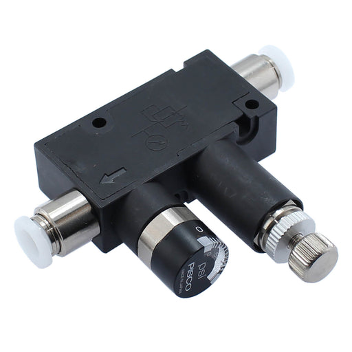 Inline Pressure Regulator & Gauge with 1/4 in. Press-in Tube Fittings - am-4218 - migrated