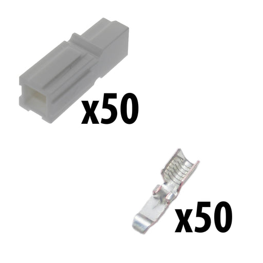 Powerpole Kit 50 White Housing 50 Contacts - am-4378 - migrated