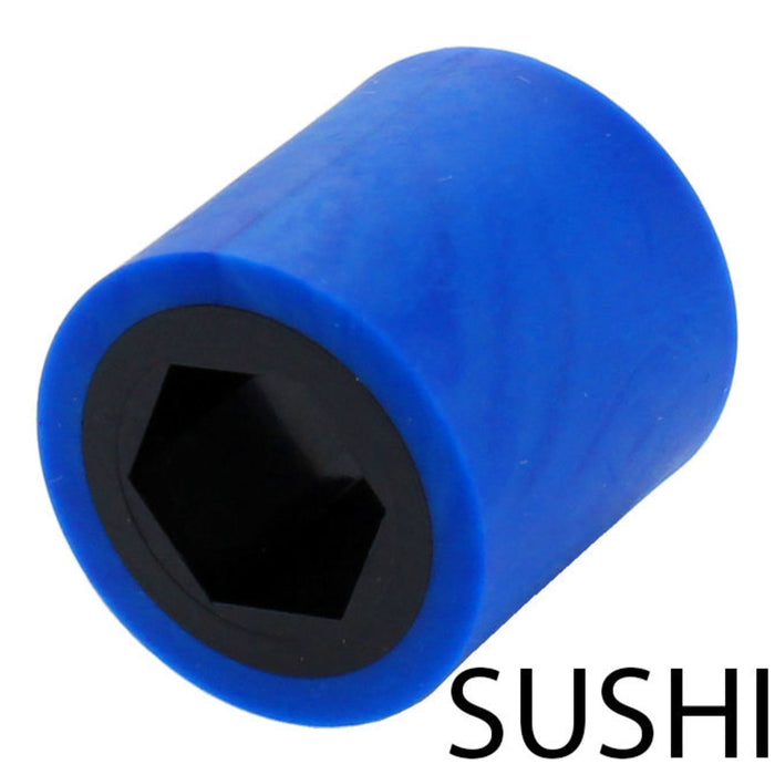 Stealth and Sushi Wheels - am-4541_blue - Durometer=50A, Bore=1/2 in Hex, Diameter=1 inch - migrated