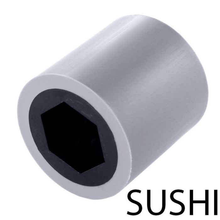 Stealth and Sushi Wheels - am-4541_gray - Durometer=80A, Bore=1/2 in Hex, Diameter=1 inch - migrated