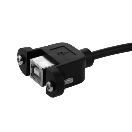 USB B Male to USB B Female Panel Mount - am-4561_2 - Image-2 - migrated
