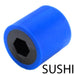 Stealth and Sushi Wheels - am-4590_blue - Durometer=50A, Bore=3/8 in Hex, Diameter=1 inch - migrated
