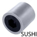 Stealth and Sushi Wheels - am-4590_gray - Durometer=80A, Bore=3/8 in Hex, Diameter=1 inch - migrated