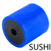 Stealth and Sushi Wheels - am-4592_blue - Durometer=50A, Bore=5 mm Hex, Diameter=1 inch - migrated