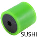 Stealth and Sushi Wheels - am-4592_green - Durometer=35A, Bore=5 mm Hex, Diameter=1 inch - migrated