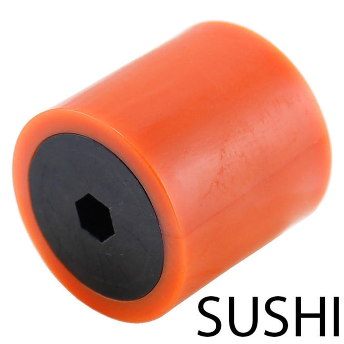 Stealth and Sushi Wheels - am-4592_orange - Durometer=40A, Bore=5 mm Hex, Diameter=1 inch - migrated
