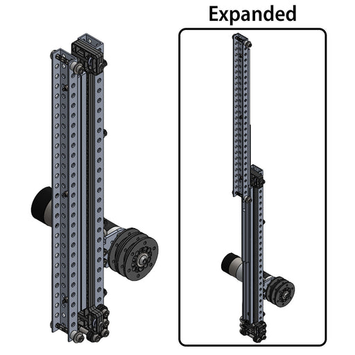 Robits Compact Linear Slide - am-4846a - Motor=Motor Included, Stages=1 Stage - migrated