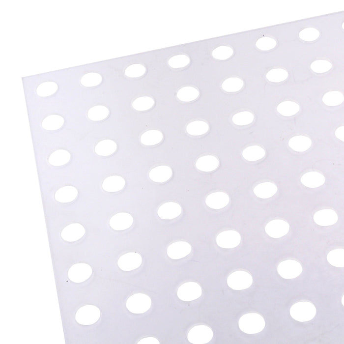 0.03 in. Thick 0.25 Holes Perforated Polycarbonate Sheet - am-4964 - migrated