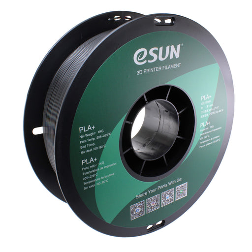 eSUN PLA+ 3D Printer Filament 1.75mm - am-5125_black - Color=Black - migrated