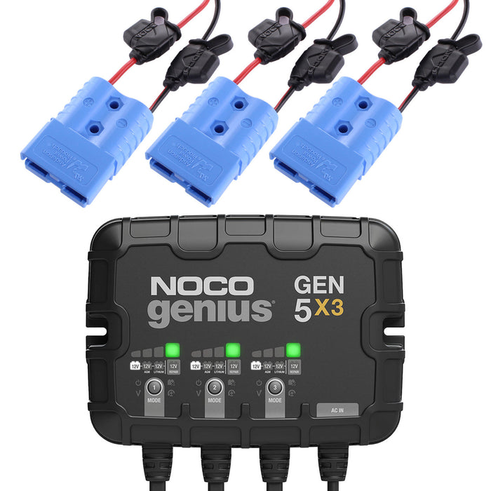 FRC Battery Charger - am-5163_3 - Bank=3 Bank, Connectors=SB120 Connectors - migrated