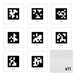 CRESCENDO AprilTag Sticker Packs - am-5187_blue - Alliance=Blue, Mounting Plate Option=Included - migrated