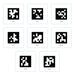 CRESCENDO AprilTag Sticker Packs - am-5187_blue_np - Alliance=Blue, Mounting Plate Option=Not Included - migrated