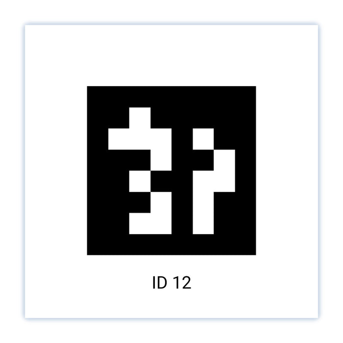 Individual CRESCENDO AprilTag Stickers - am-5187_id12 - Option=ID 12 - migrated