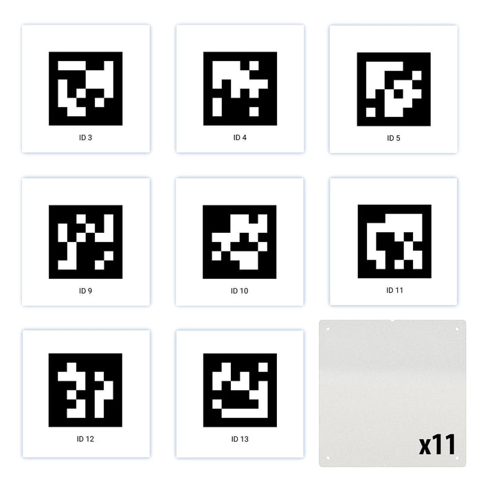 CRESCENDO AprilTag Sticker Packs - am-5187_red - Alliance=Red, Mounting Plate Option=Included - migrated